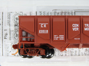 N Scale Micro-Trains MTL 08500060 CV Central Vermont 2-Bay Open Hopper #20018