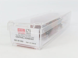 N Scale Micro-Trains MTL 08500060 CV Central Vermont 2-Bay Open Hopper #20018
