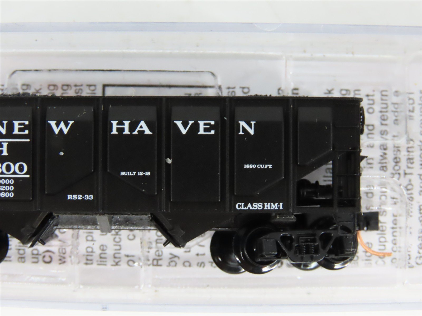 N Scale Micro-Trains MTL 08500030 NH New Haven 2-Bay Hopper #121300