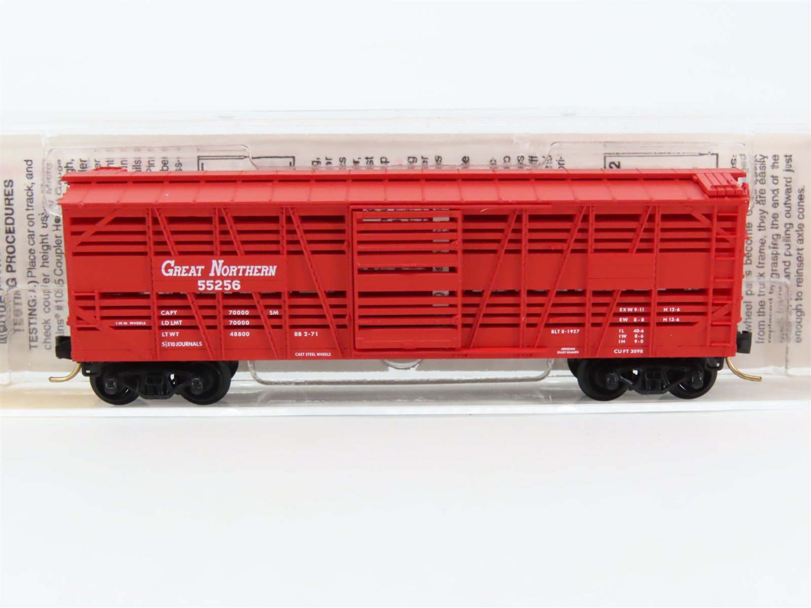 N Scale Micro-Trains MTL 35020 GN Great Northern Railway 40' Stock Car #55256