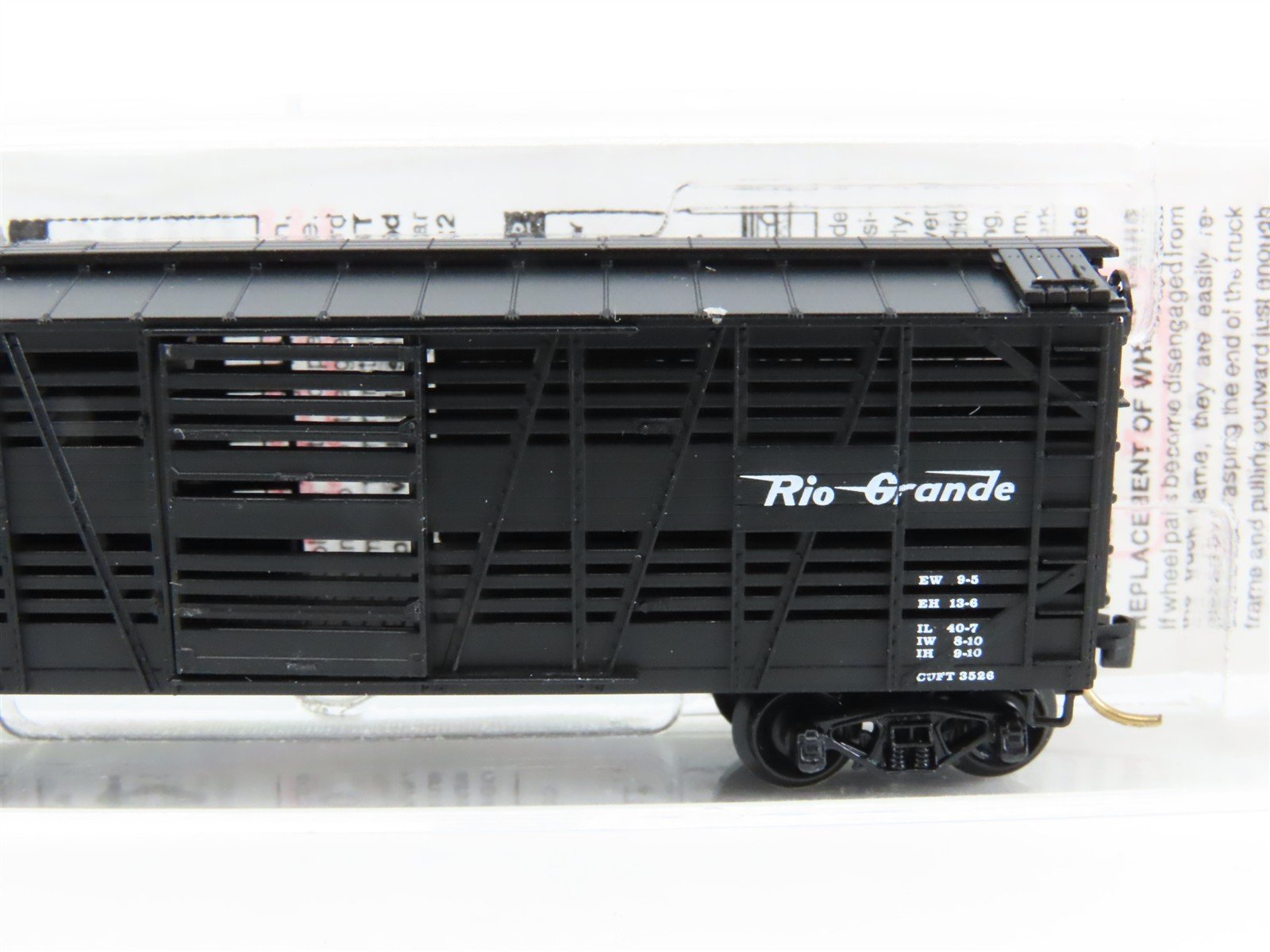 N Scale Micro-Trains MTL 35090 D&RGW Rio Grande 40' Despatch Stock Car #36419
