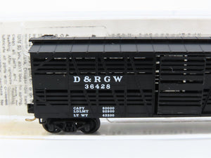 N Scale Micro-Trains MTL 35090 D&RGW Rio Grande 40' Despatch Stock Car #36428