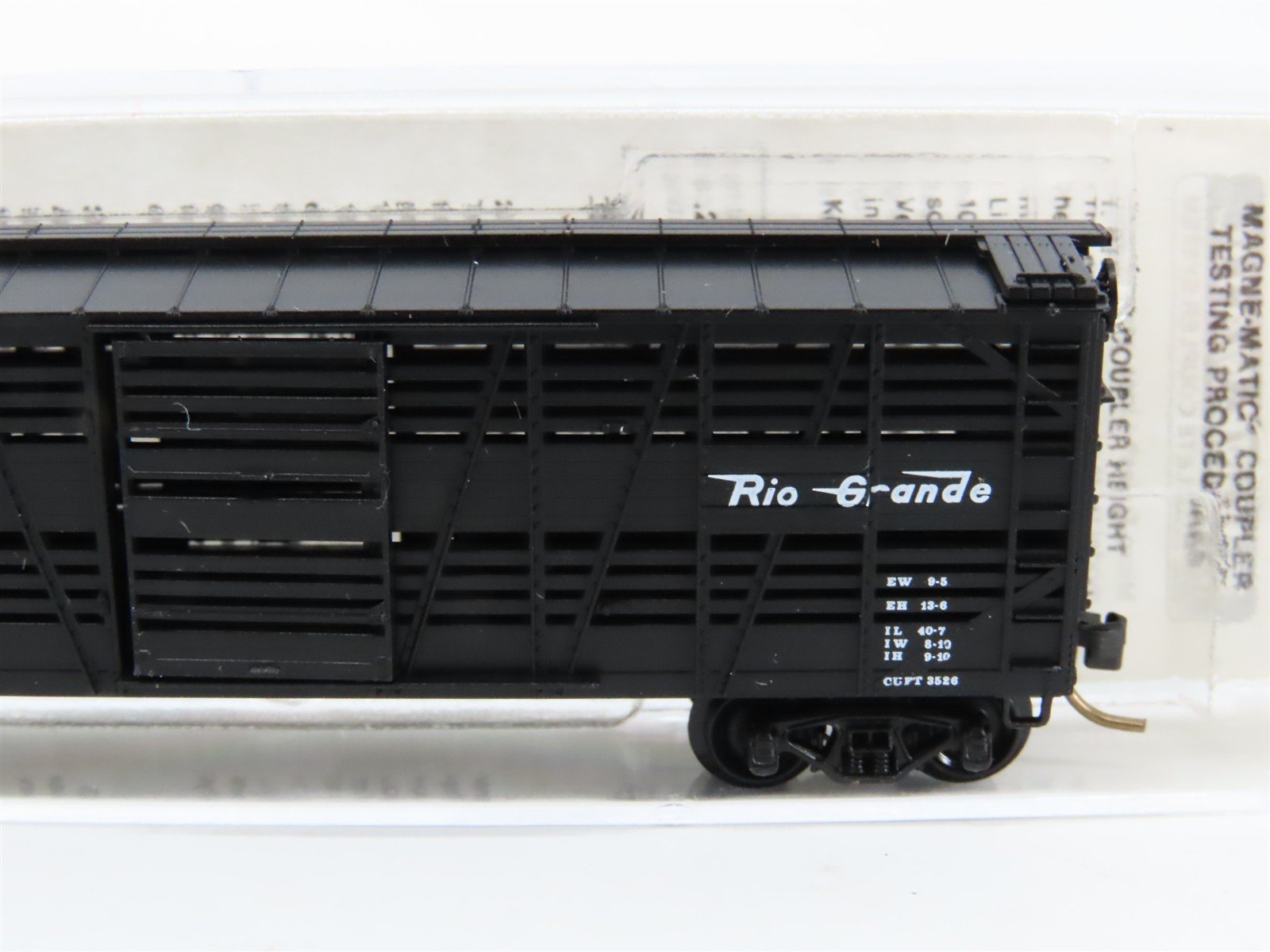 N Scale Micro-Trains MTL 35090 D&RGW Rio Grande 40' Despatch Stock Car #36428