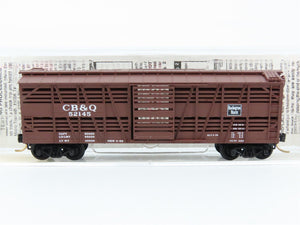 N Scale Micro-Trains MTL 35130 CB&Q Burlington Route 40' Stock Car #52145