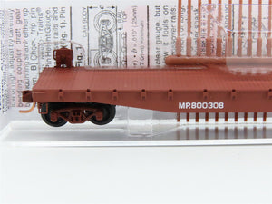 N Scale Micro-Trains MTL 04500340 MP Missouri Pacific 50' Flat Car #800308