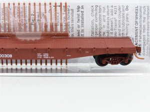 N Scale Micro-Trains MTL 04500340 MP Missouri Pacific 50' Flat Car #800308
