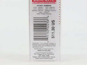 N Scale Micro-Trains MTL 04500340 MP Missouri Pacific 50' Flat Car #800308