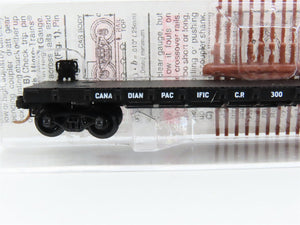 N Scale Micro-Trains MTL 44040 CP Canadian Pacific Railroad 50' Flat Car #300057