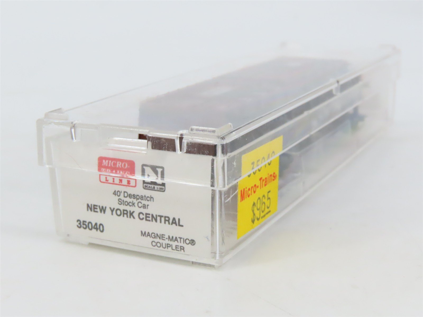 N Scale Micro-Trains MTL 35040 NYC New York Central 40' Stock Car #28022