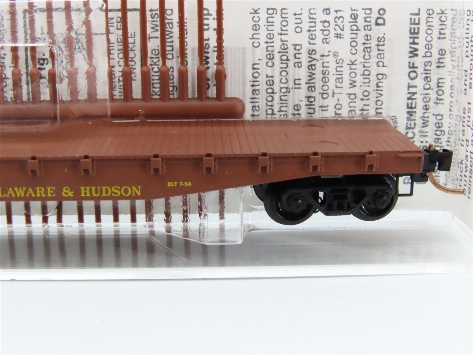 N Scale Micro-Trains MTL 45210 D&H Delaware & Hudson 50' Flat Car #16509