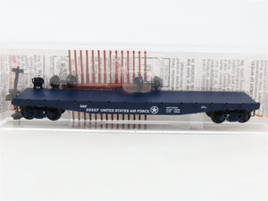 N Scale Micro-Trains MTL 45190 DAF United States Air Force 50' Flat Car #35507