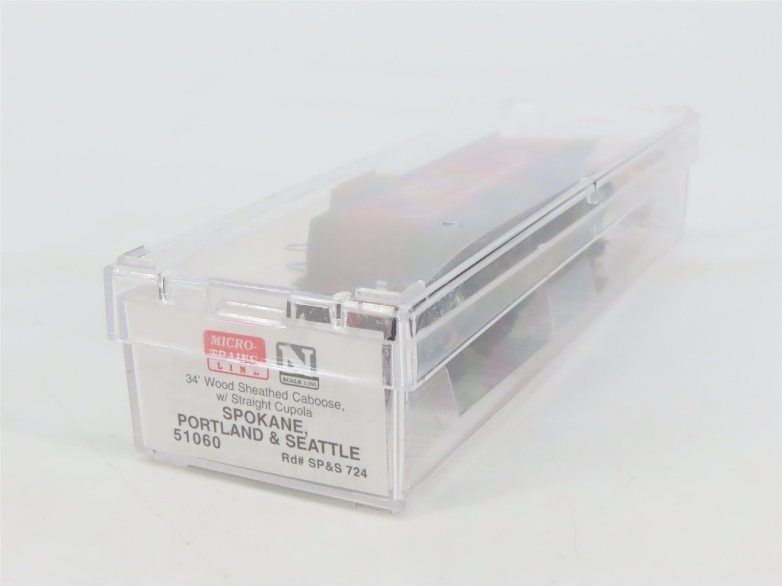 N Scale Micro-Trains MTL 51060 SP&S Spokane Portland & Seattle 34' Caboose #724