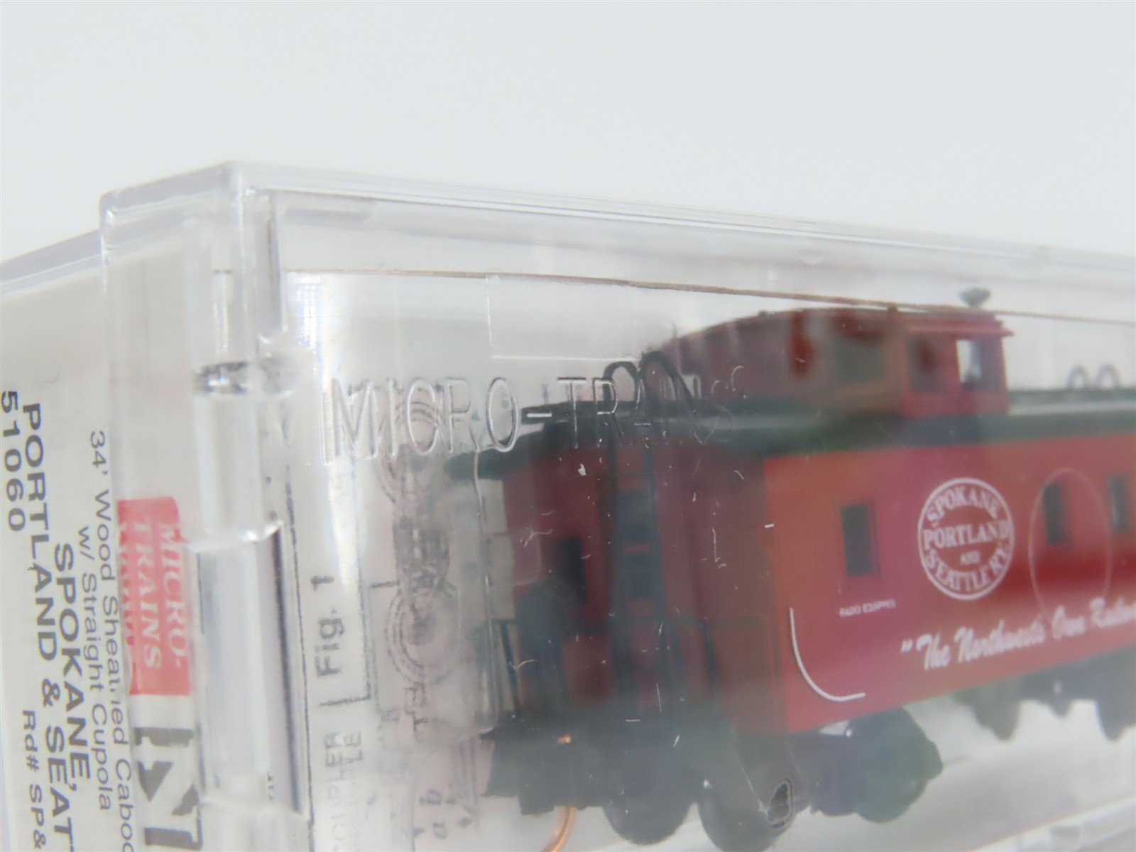 N Scale Micro-Trains MTL 51060 SP&S Spokane Portland & Seattle 34' Caboose #724