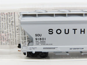 N Scale Micro-Trains MTL 92120 SOU Southern 2-Bay Covered Hopper #91801