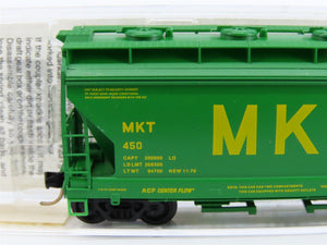 N Scale Micro-Trains MTL 92040 MKT 2-Bay Covered Centerflow Hopper #450