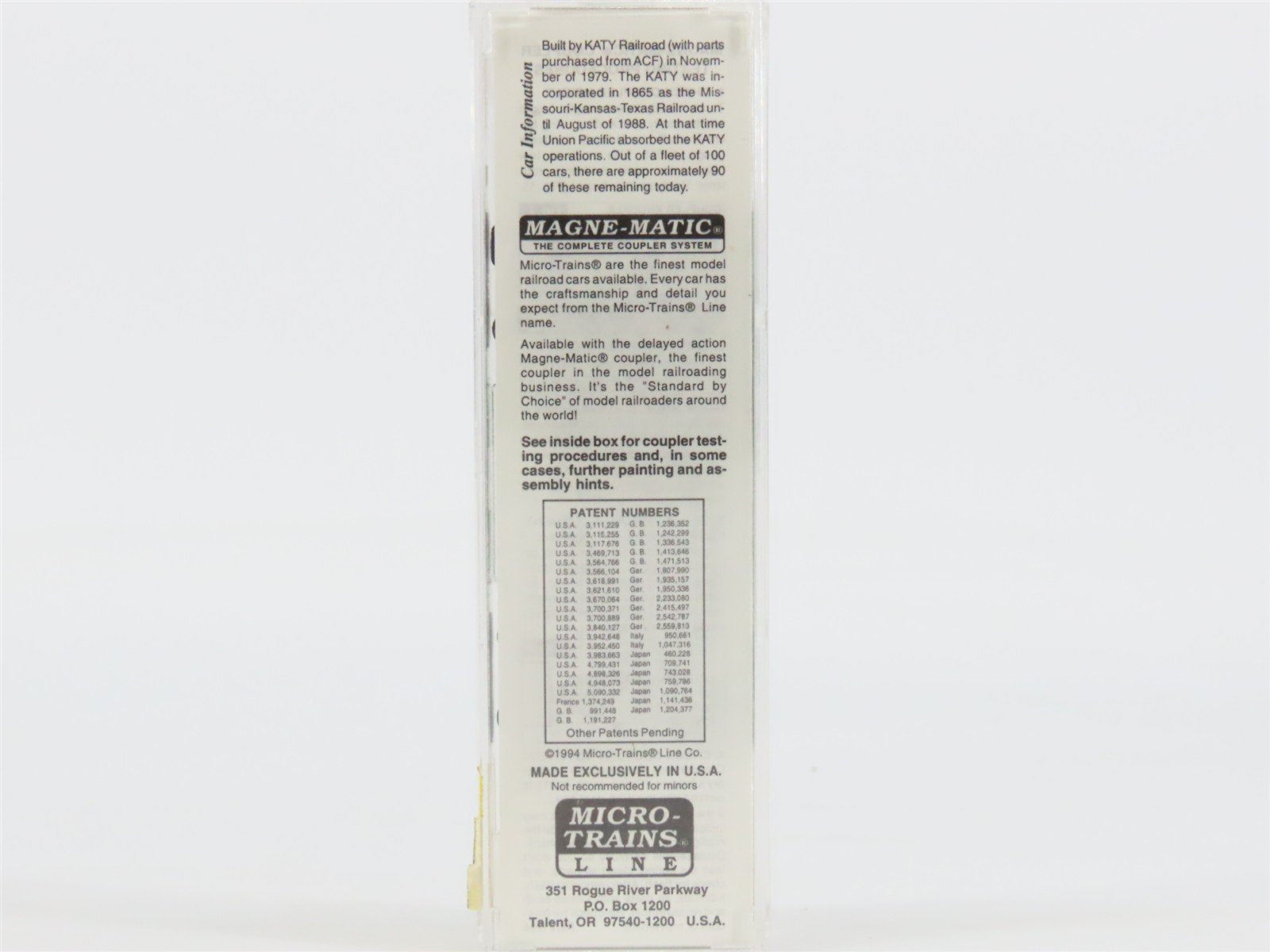 N Scale Micro-Trains MTL 92040 MKT 2-Bay Covered Centerflow Hopper #450