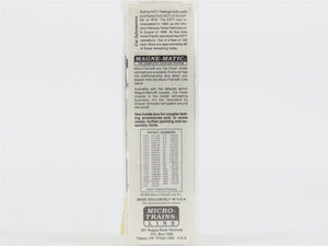 N Scale Micro-Trains MTL 92040 MKT 2-Bay Covered Centerflow Hopper #450