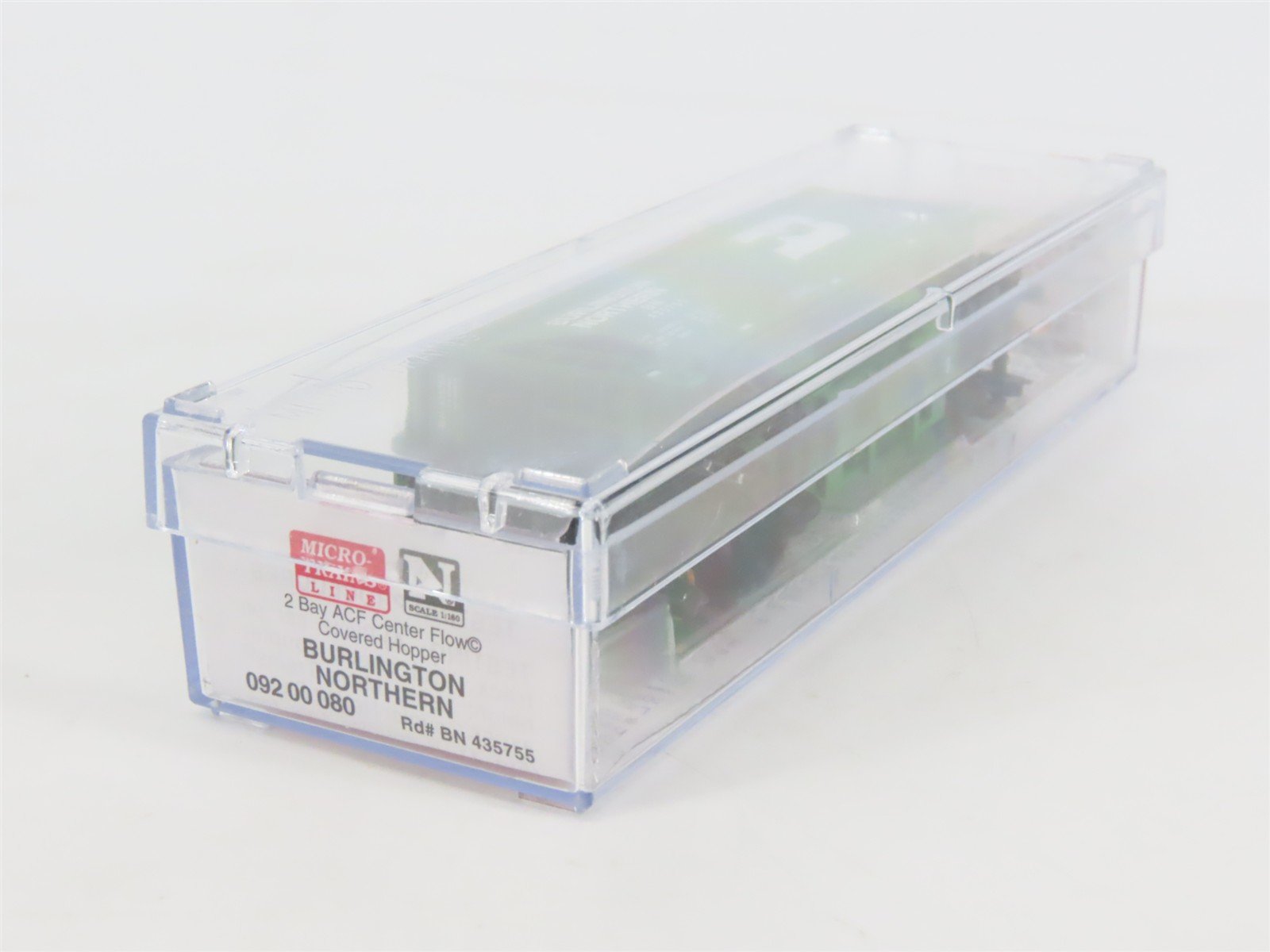 N Scale Micro-Trains MTL 09200080 BN Burlington Northern 2-Bay Hopper #435755