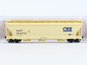 N Scale Micro-Trains MTL 09400060 CSXT 3-Bay Covered Hopper #254238