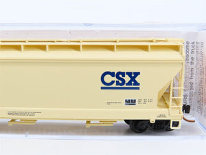 N Scale Micro-Trains MTL 09400060 CSXT 3-Bay Covered Hopper #254238