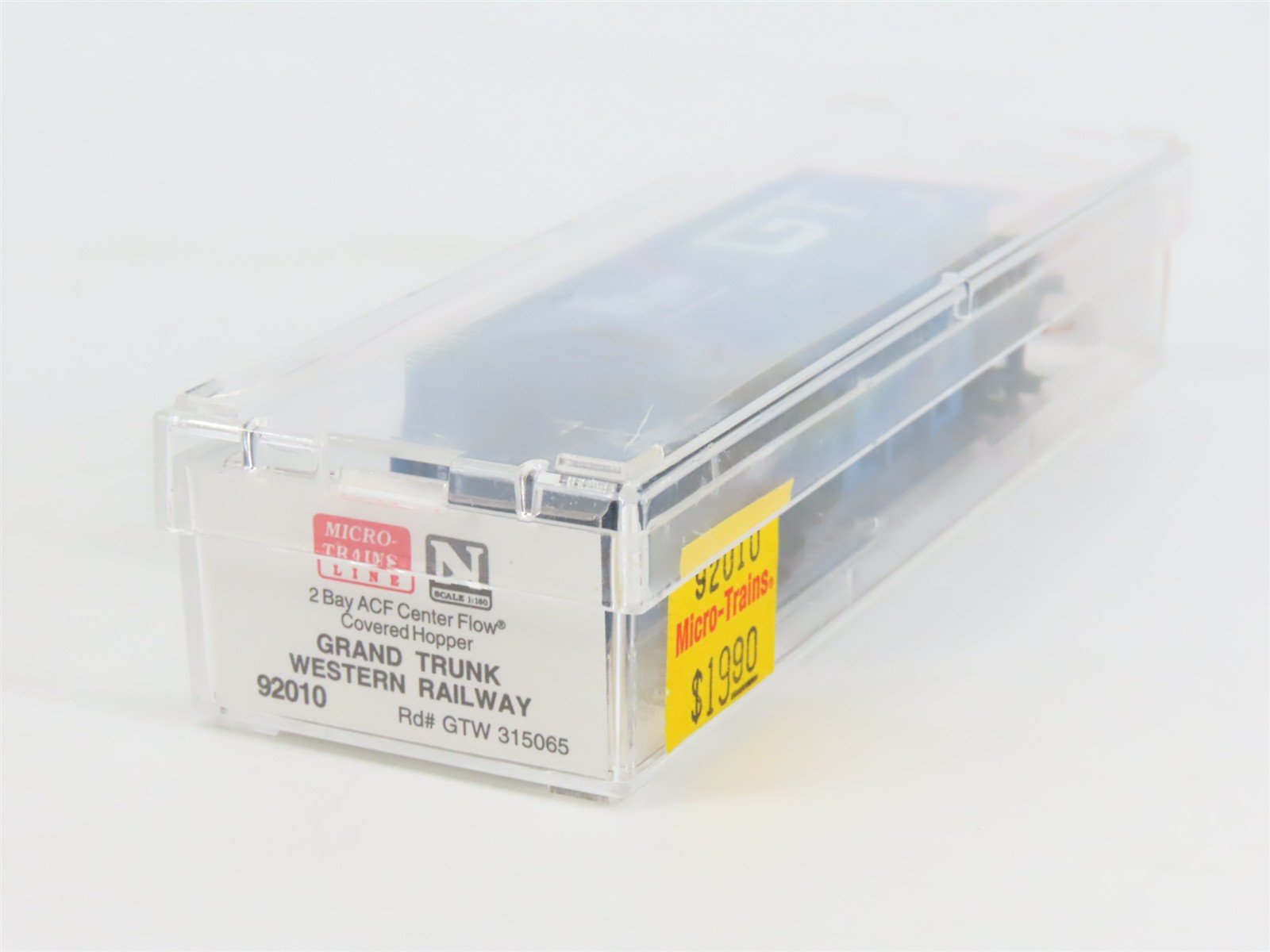 N Micro-Trains MTL 92010 GTW Grand Trunk Western 2-Bay Covered Hopper #315065