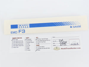 N Scale KATO 176-076 WP Western Pacific EMD F3A Diesel Locomotive #803 - Custom