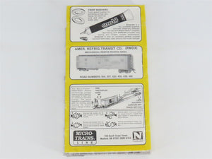 N Micro-Trains MTL 69052 RMDX American Refrigerator Transit Reefer 6-Pack Sealed