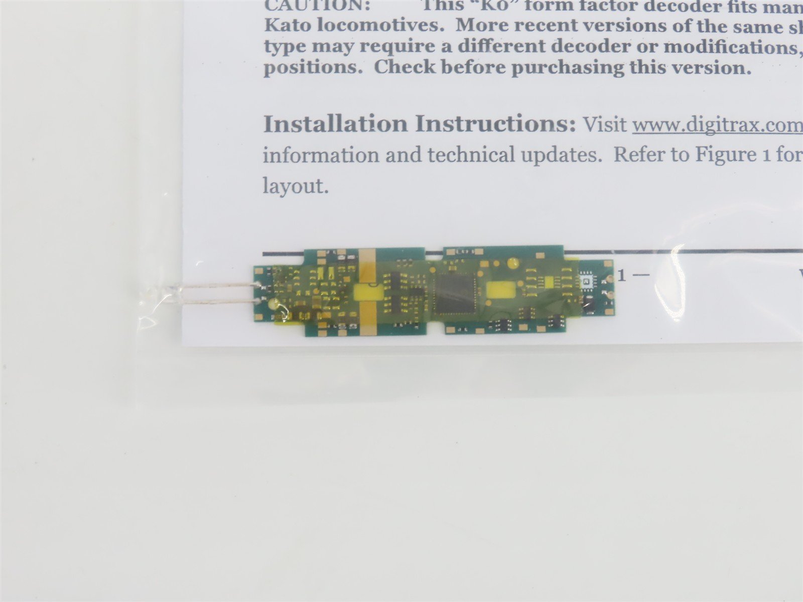 Digitrax DN167K0B Series 7 DCC Mobile Decoder for N KATO 