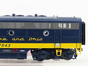 O Scale 2-Rail MTH 22-20611-3 C&O Chesapeake & Ohio F7B Diesel #7543 UNPOWERED
