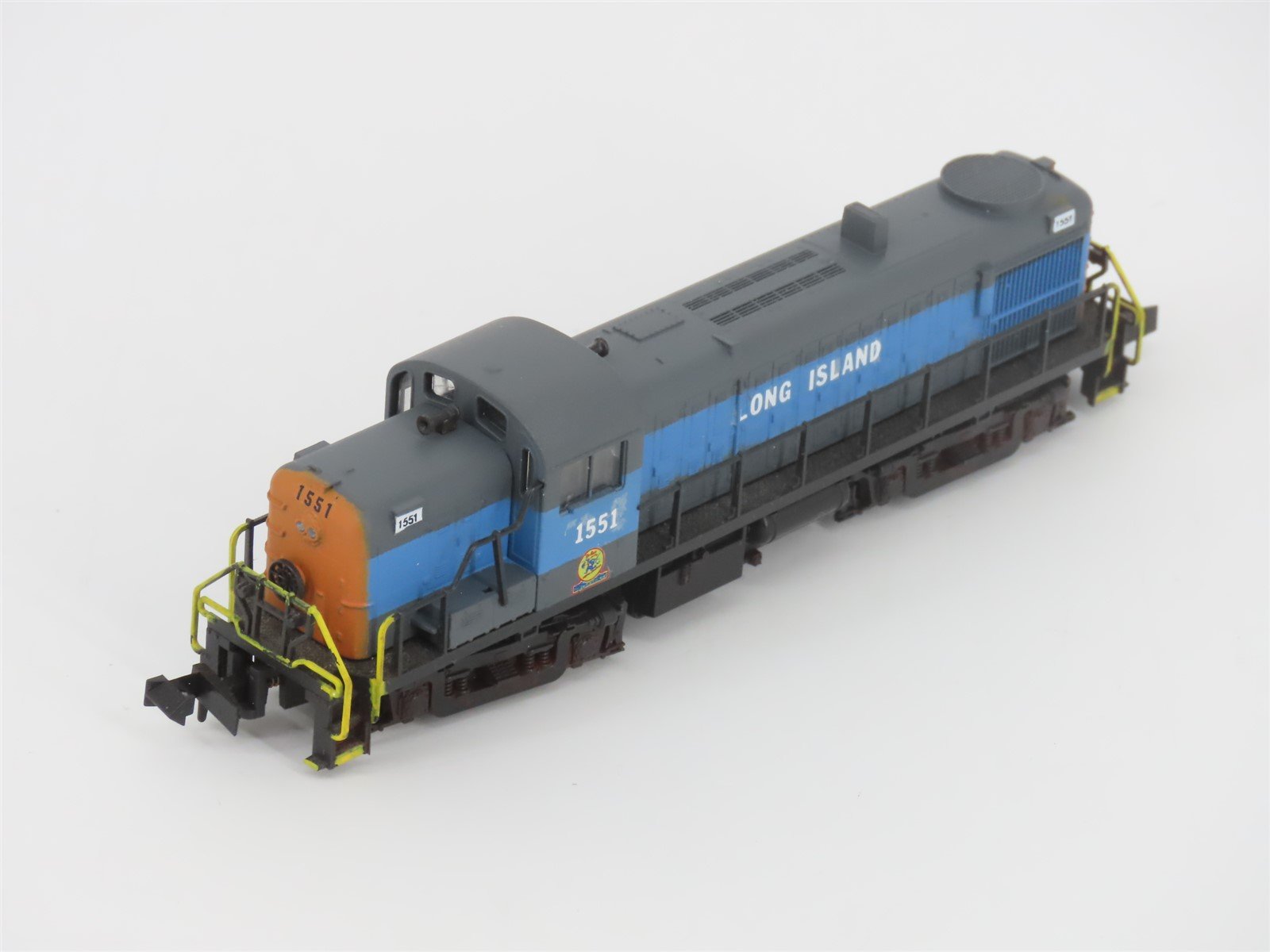 N TR Shops LI Long Island RS3 Diesel #1551 w/ 7 Caboose & Boxcars Pro Custom Set