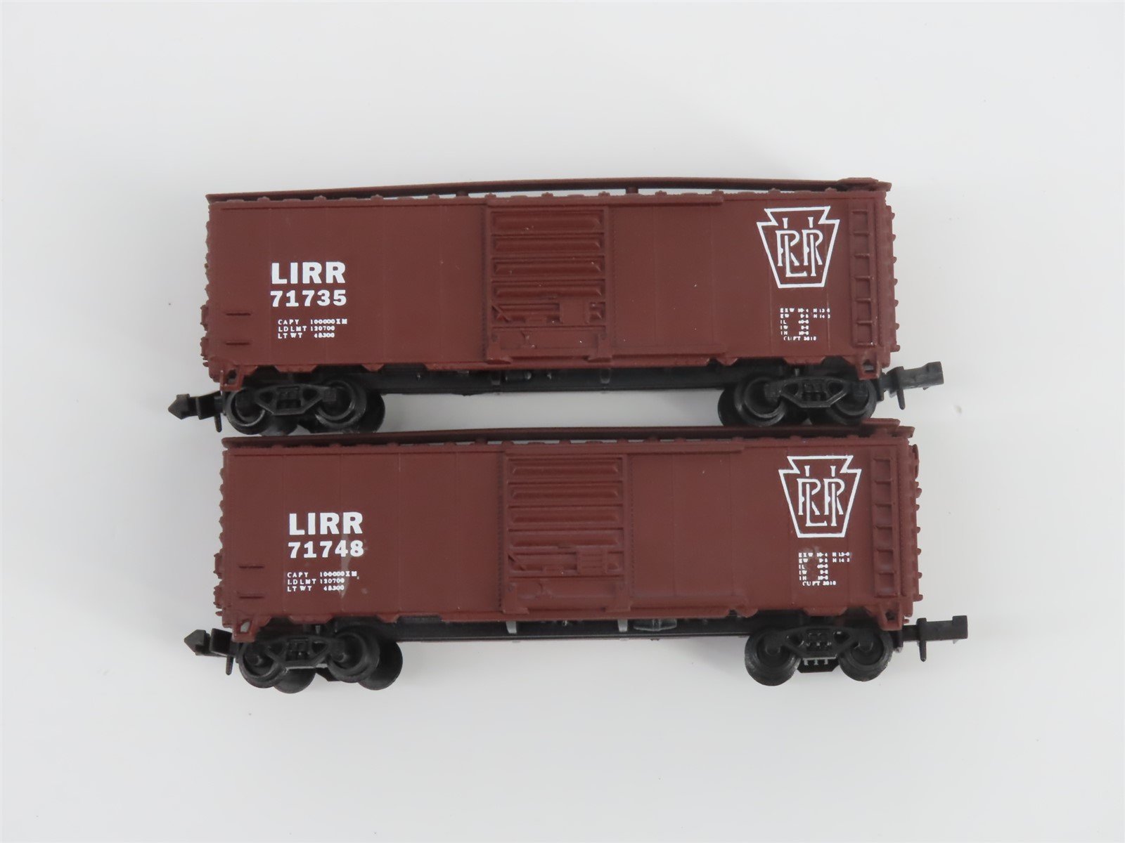 N TR Shops LI Long Island RS3 Diesel #1551 w/ 7 Caboose & Boxcars Pro Custom Set