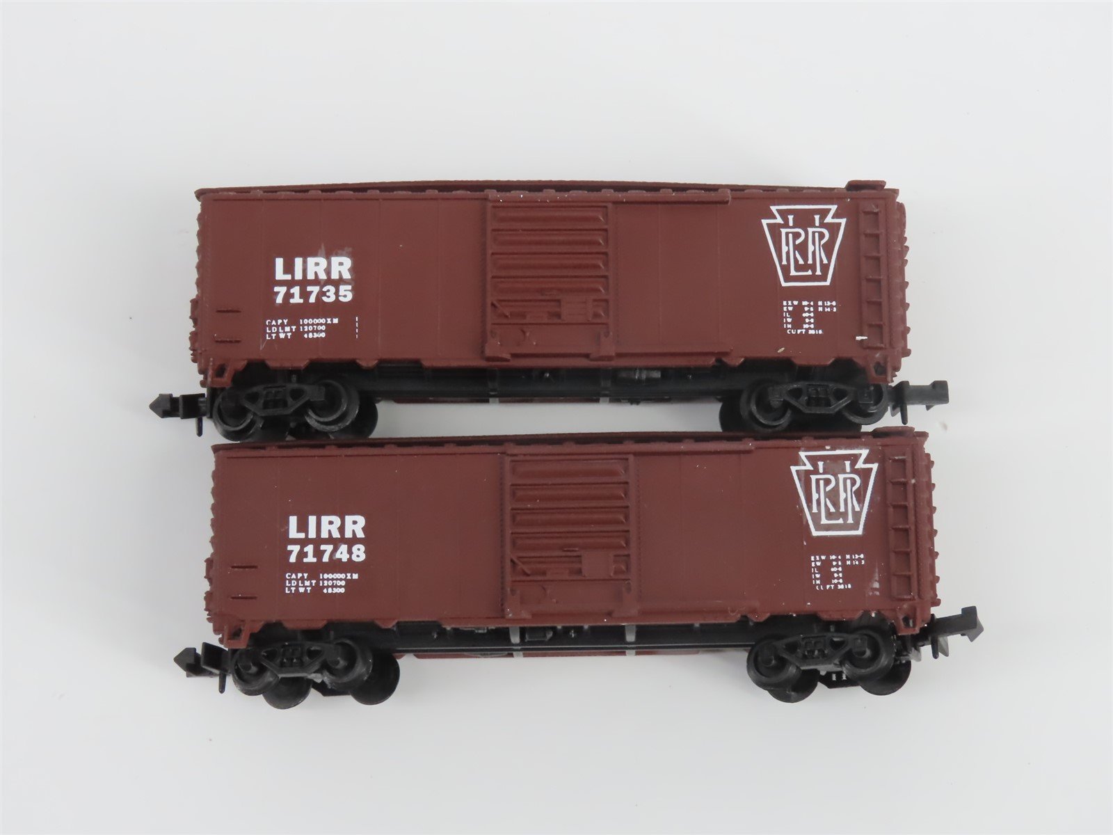 N TR Shops LI Long Island RS3 Diesel #1551 w/ 7 Caboose & Boxcars Pro Custom Set