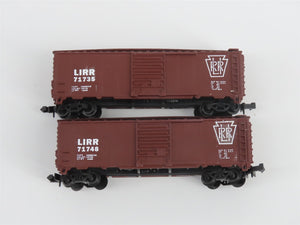 N TR Shops LI Long Island RS3 Diesel #1551 w/ 7 Caboose & Boxcars Pro Custom Set