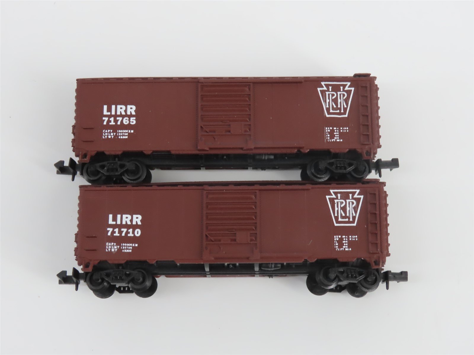 N TR Shops LI Long Island RS3 Diesel #1551 w/ 7 Caboose & Boxcars Pro Custom Set