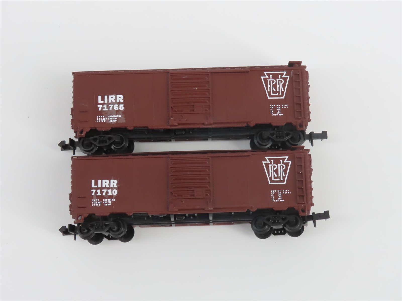 N TR Shops LI Long Island RS3 Diesel #1551 w/ 7 Caboose & Boxcars Pro Custom Set