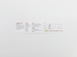 N TR Shops LI Long Island RS3 Diesel #1551 w/ 7 Caboose & Boxcars Pro Custom Set