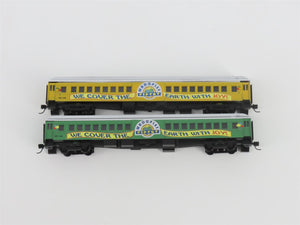 N Scale TR Shops Whooples Circus Coach Passenger Car 4-Pack Pro Custom