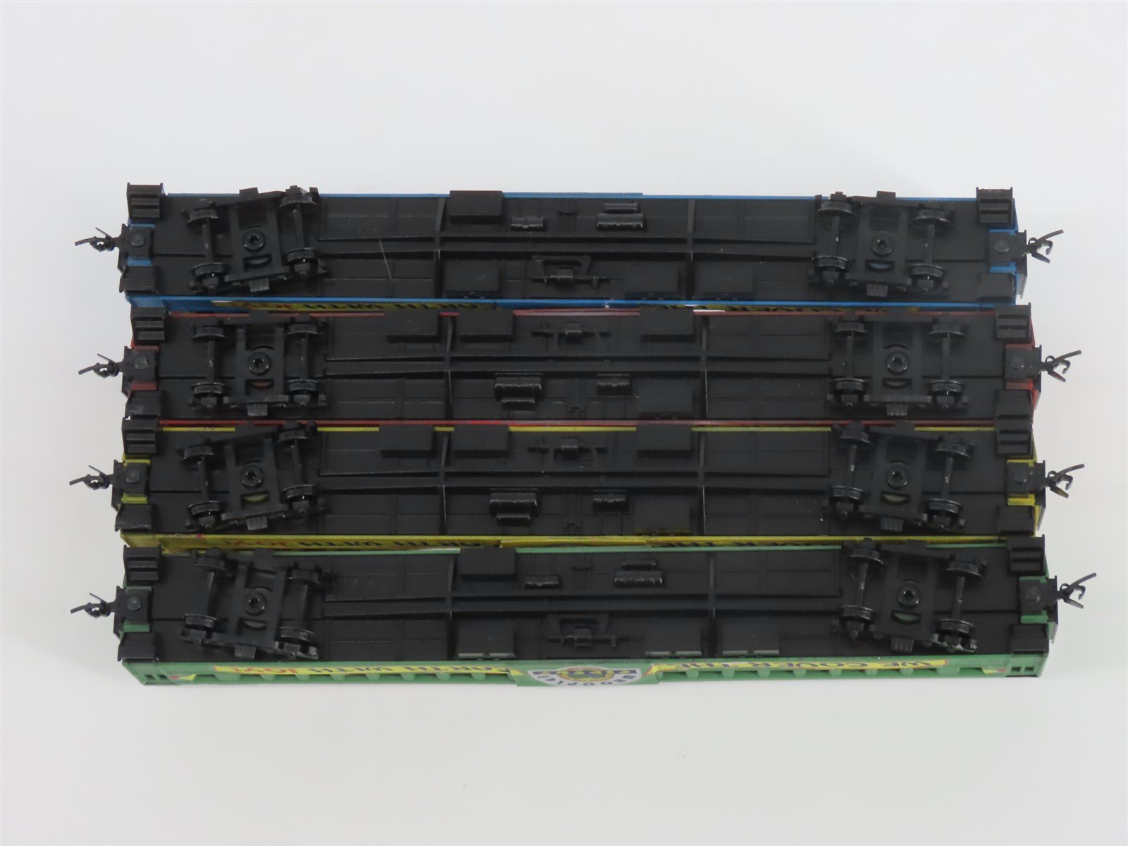 N Scale TR Shops Whooples Circus Coach Passenger Car 4-Pack Pro Custom