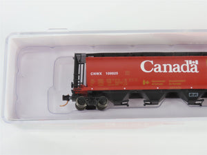 N Scale Intermountain 65101-97 CNWX Cylindrical 4-Bay Covered Hopper #109925