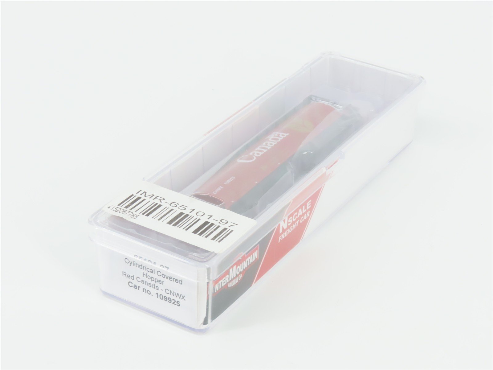 N Scale Intermountain 65101-97 CNWX Cylindrical 4-Bay Covered Hopper #109925
