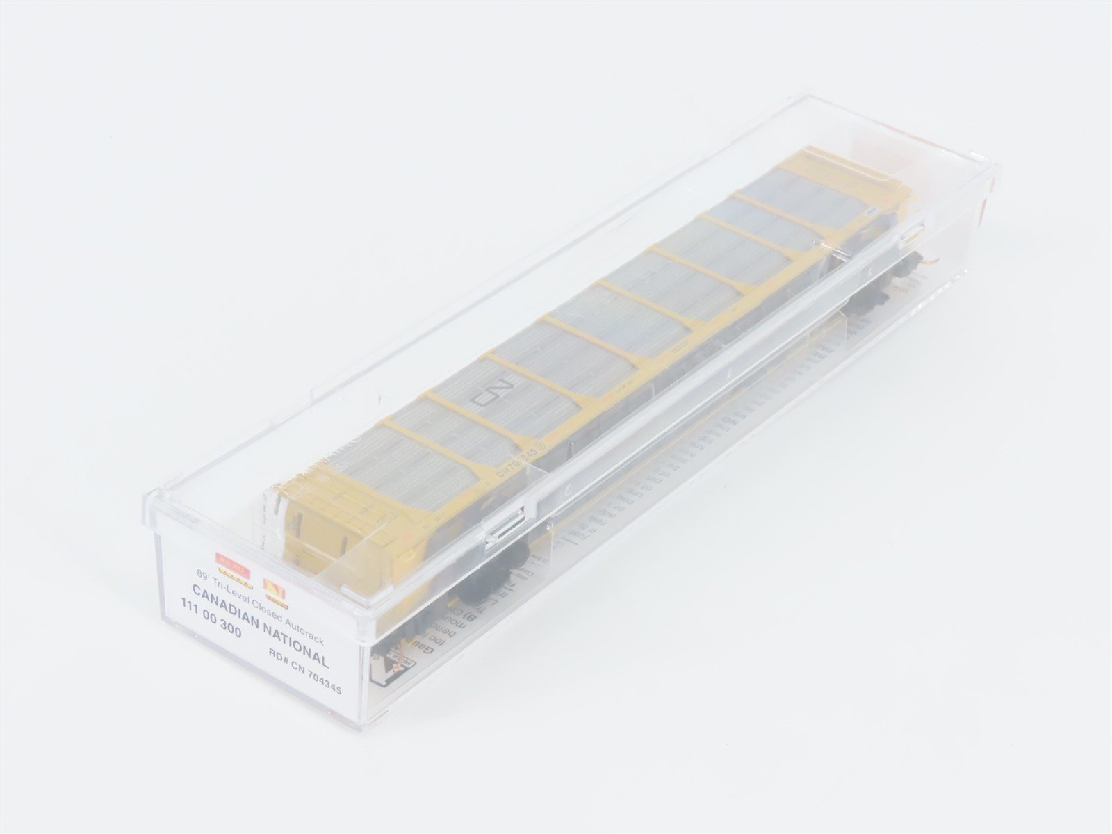 N Scale Micro-Trains MTL 11100300 TTGX CN Railway 89' Autorack #704345