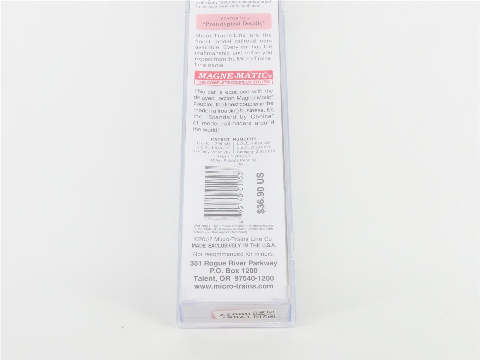 N Scale Micro-Trains MTL 11100111 TTGX CSX Railway 89' Autorack #992046