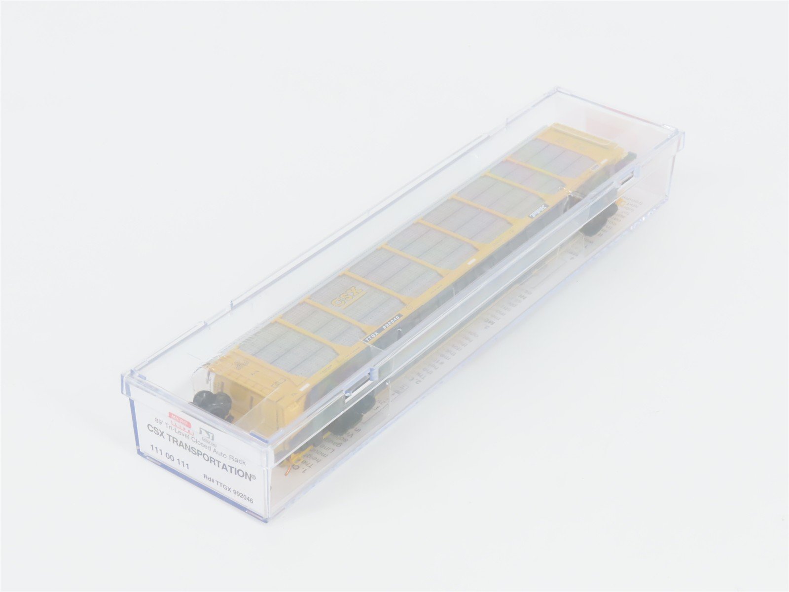 N Scale Micro-Trains MTL 11100111 TTGX CSX Railway 89' Autorack #992046