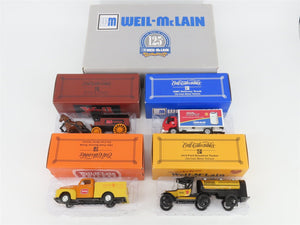 Ertl 21625 Die-Cast Weil-McLain 125th Anniversary Trucks & Wagon 4-Piece Set