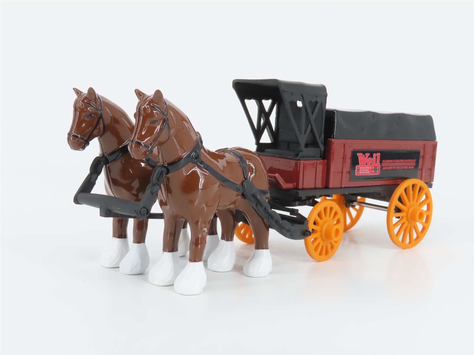 Ertl 21625 Die-Cast Weil-McLain 125th Anniversary Trucks & Wagon 4-Piece Set