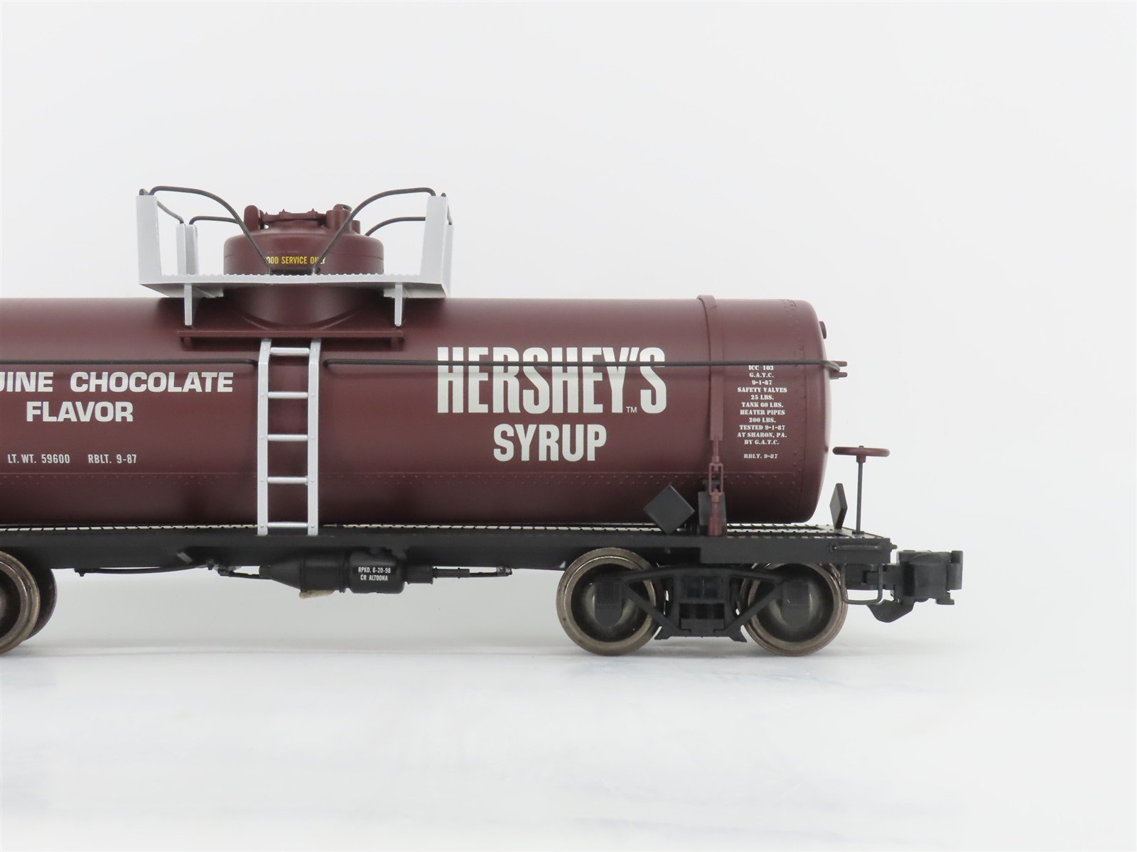 G 1/29 Scale Aristocraft ART-41330 HER Hershey's Syrup Single Dome Tank Car #704