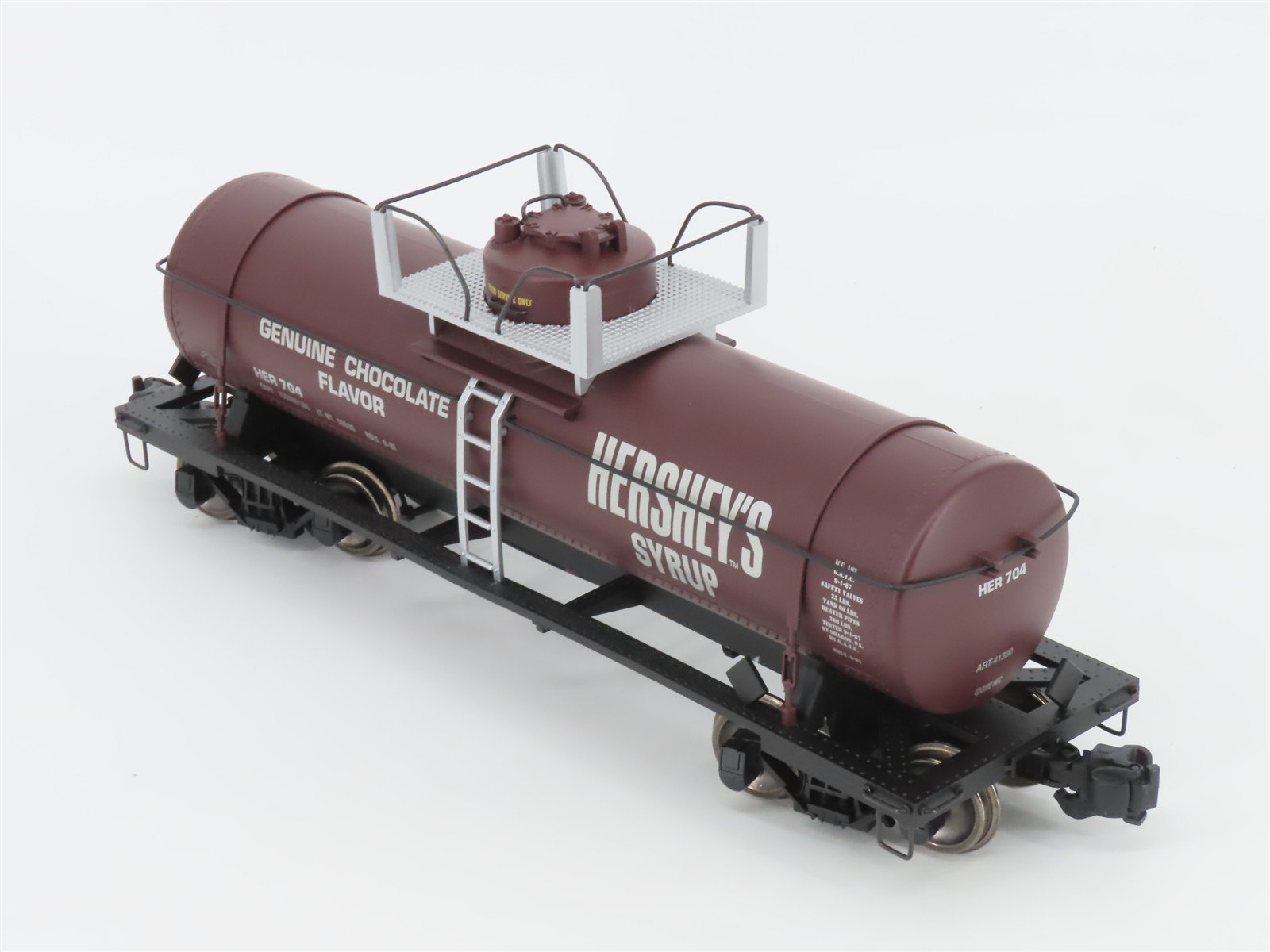 G 1/29 Scale Aristocraft ART-41330 HER Hershey's Syrup Single Dome Tank Car #704