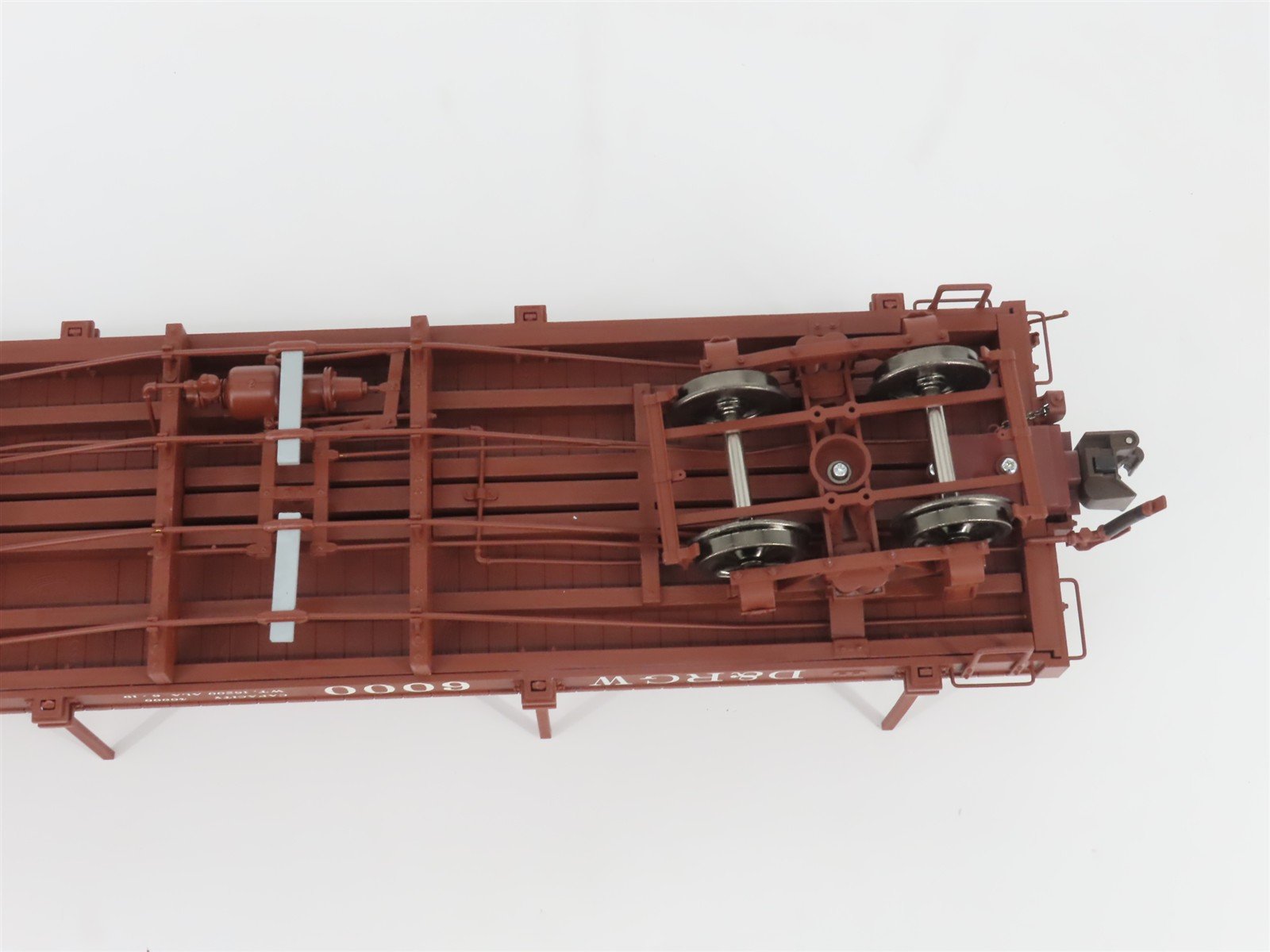 G 1/20.3 Scale Bachmann Spectrum 88397 D&RGW Rio Grande 30' Wood Flat Car #6000