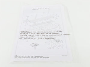 G 1/20.3 Scale Bachmann Spectrum 88397 D&RGW Rio Grande 30' Wood Flat Car #6000