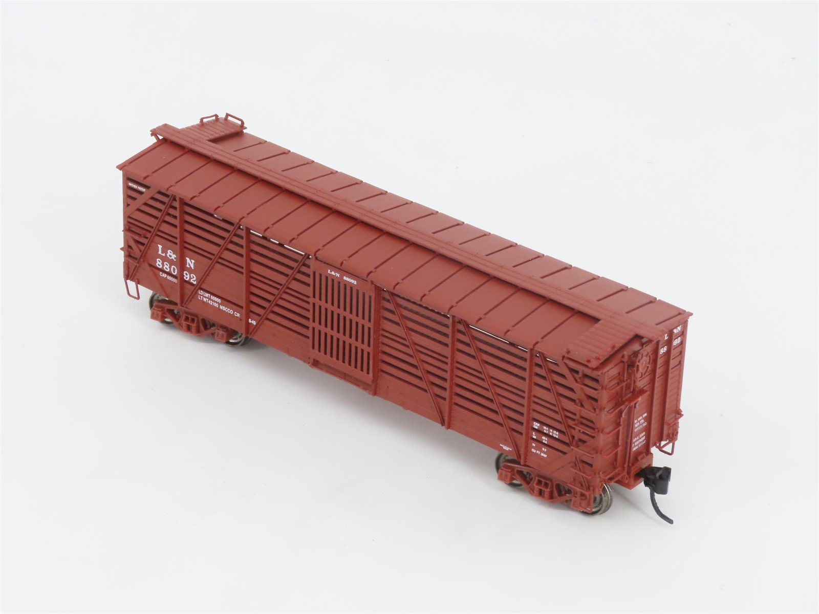 HO Scale PROTO 2000 L&N Louisville & Nashville 40' Single Deck Stock Car #88092